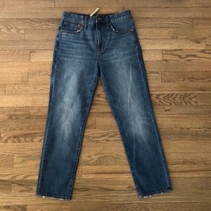 Madewell jeans - the perfect vintage crop Jean